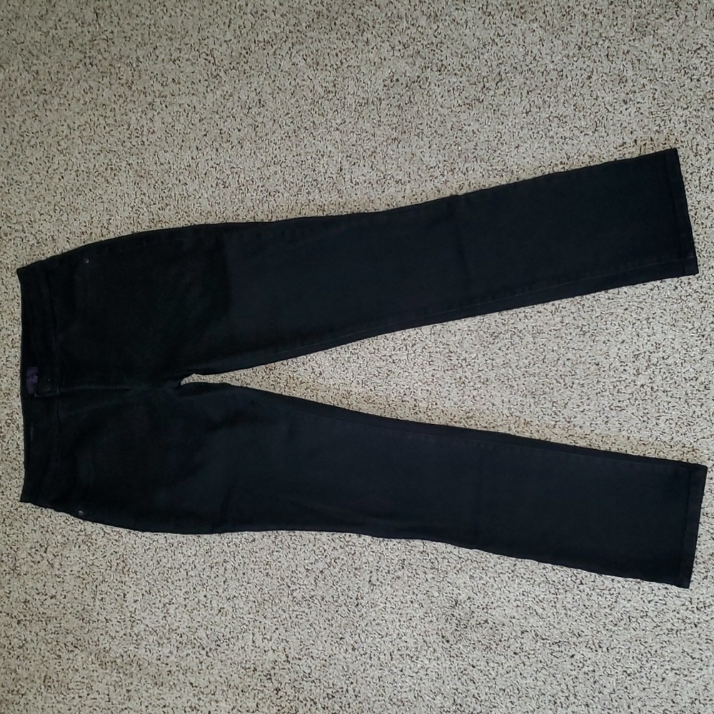 NYDJ Janice Black Slimming Legging Stretch Jeans Pants
